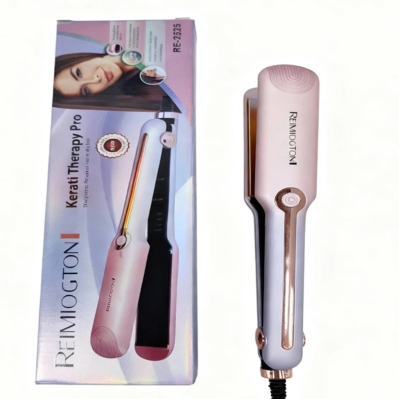 

Портативный выпрямитель для волос, керамический утюг с отрицательными ионами, широкая пластина, регулируемый температурный выпрямитель для волос, инструмент-гребень