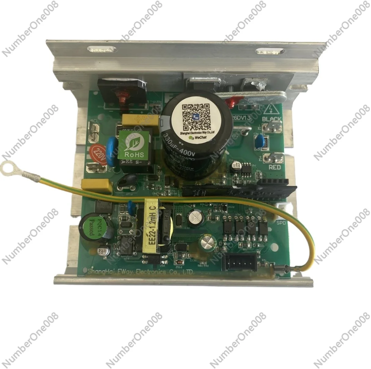 Tablero de control inferior universal para cinta de correr Decathlon DOMYOS T500B - Placa base/placa controladora de repuesto con diagrama de cableado