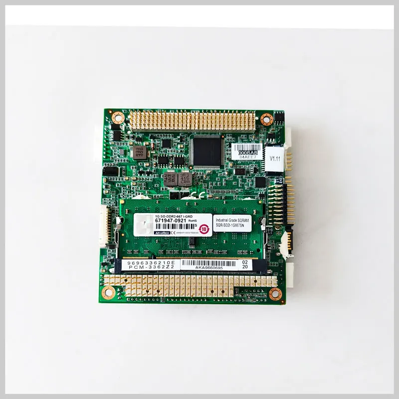ADVANTECH PCM-3362Z motherboard tertanamBagian komputerMotherboard industriModul CPU Motherboard uji 100%