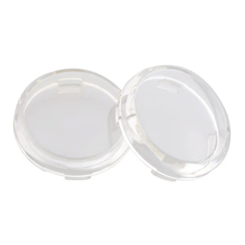 Upgraded Motorcycles Turn Signals Lenses Cover Light Caps with 60mm Diameter Suitable for XL883 1200 X48