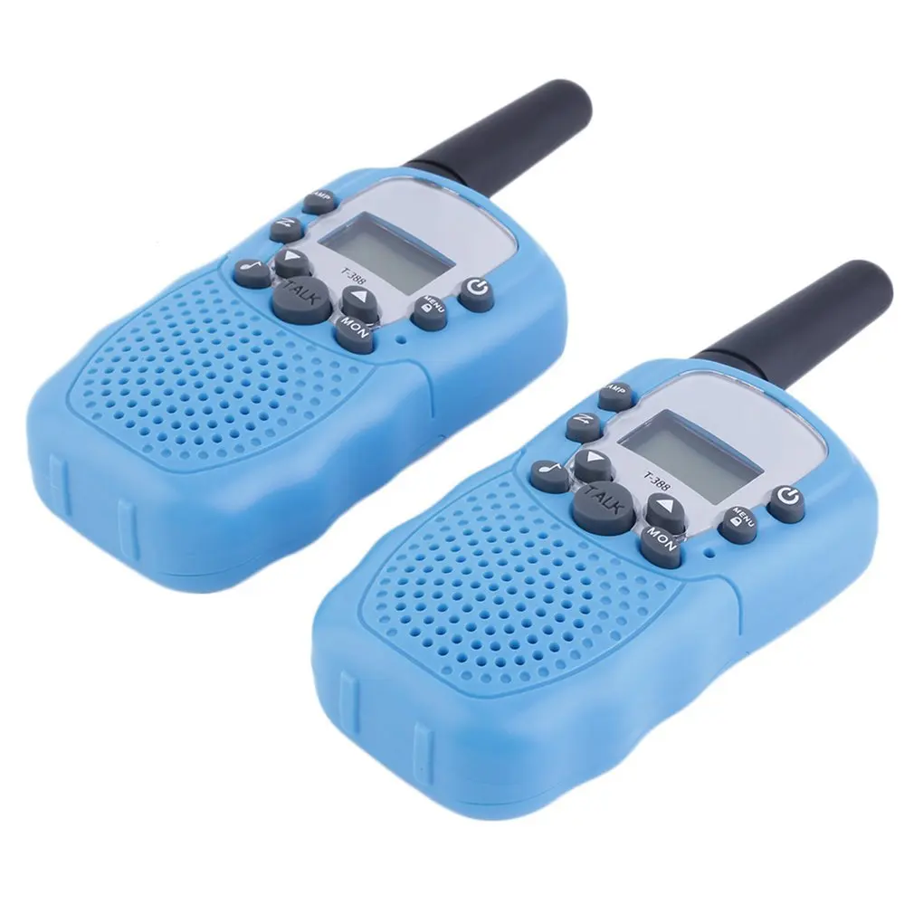 2 pezzi Rt-388 walkie-talkie 0.5W 22Ch Radio bidirezionale per bambini regalo per bambini Indoor Outdoor semplice da usare alimentatore a batteria