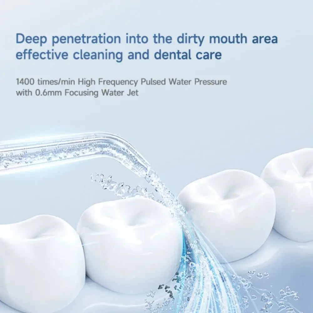 

USB перезаряжаемый ирригатор для полости рта, импульсная технология, портативный дизайн, ирригатор для воды, складная структура, умный электрический