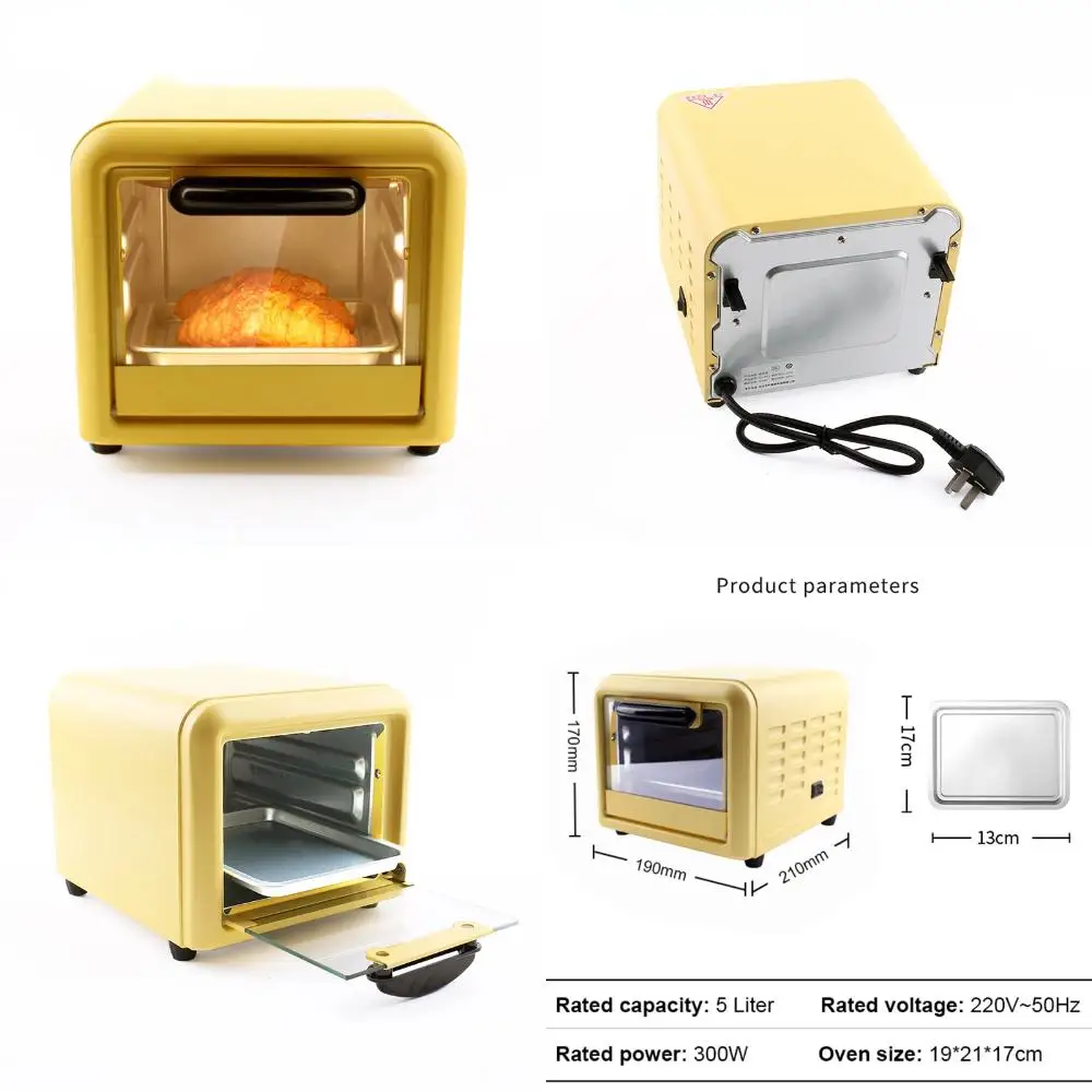 Multifunction Mini  Pizza Crepe Bakery Roast Oven Grill Breakfast Machine Cookies Cake Bread Maker Baking Toaster