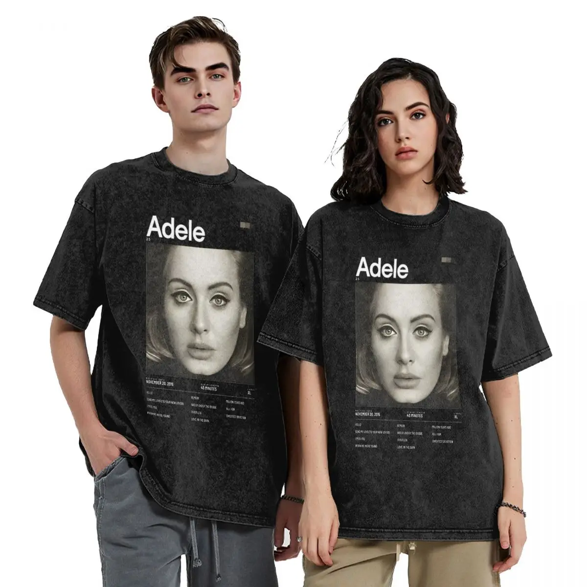 Discover Adele München Tour Musik T-Shirts Hip Hop Adele T-Shirt