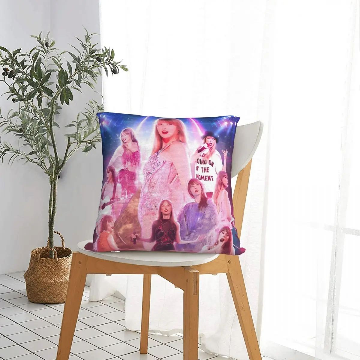 Famous Singer Swiftie Pillow Cases Cushion Cover Novelty Polyester Decorative Throw Pillow Case Cover for Sofa 45x45cm