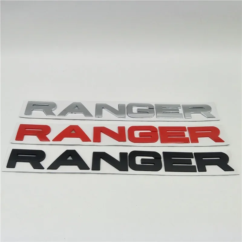 Car Letter Emblem Rear Trunk Boot Logo For Ranger PX MK2 MC 2012-2019 Straight