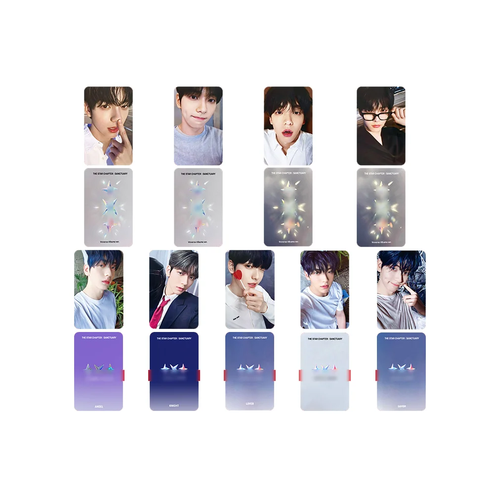 5pcs/Set KPOP YeonJun SooBin TaeHyun WEVERSE Photocard The Star Chapter SANCTUAR Album Selfie Cards BeomGyu Fans Collection