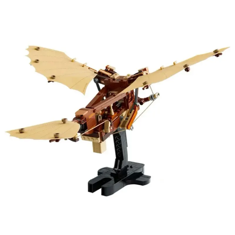 ใหม่ 2025 ในสต็อกสําหรับ Leonardo da Vinci's Flying Machine DIY ประกอบอิฐชุดของเล่นชุดของขวัญคริสต์มาสสําหรับหญิง