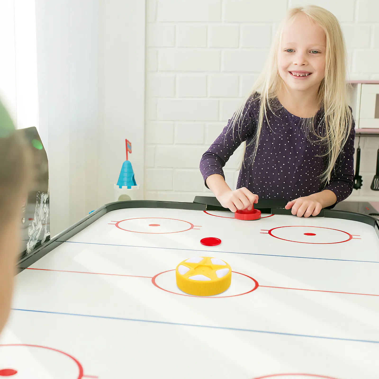 

Желтая хоккейная шайба стандартного размера для инлайн-хоккея, высококонтрастная, для тренировок и игр, для роллер-хоккея и уличного хоккея, спортивный инвентарь