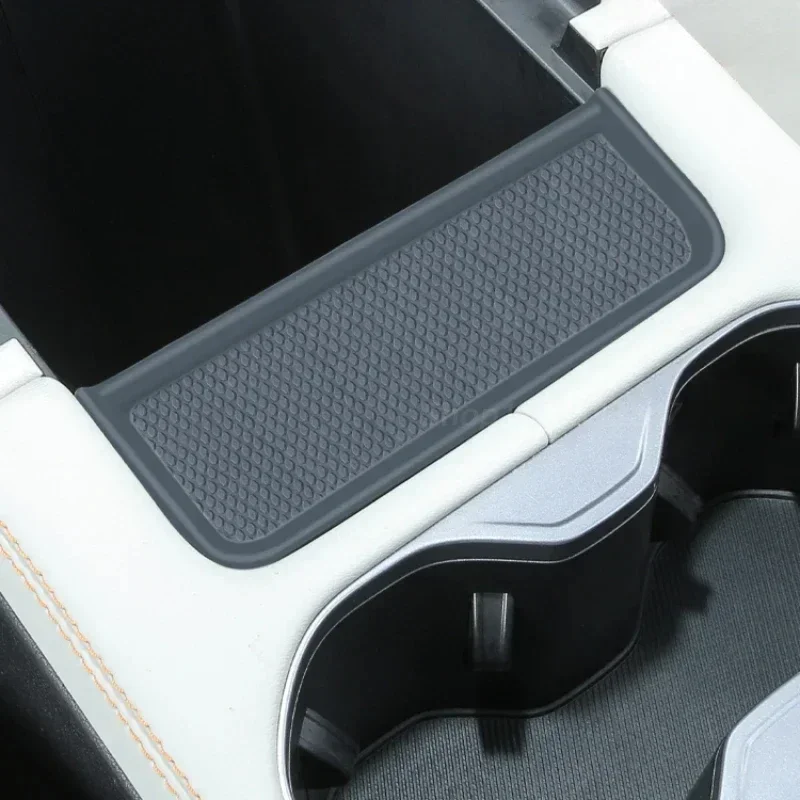 For BYD Seal U Sealion 6 Song Plus DMi/EV 2023 2024 2025 Car Central Control Armrest Silicone Pad Non-slip Mat File Car Refit Ac