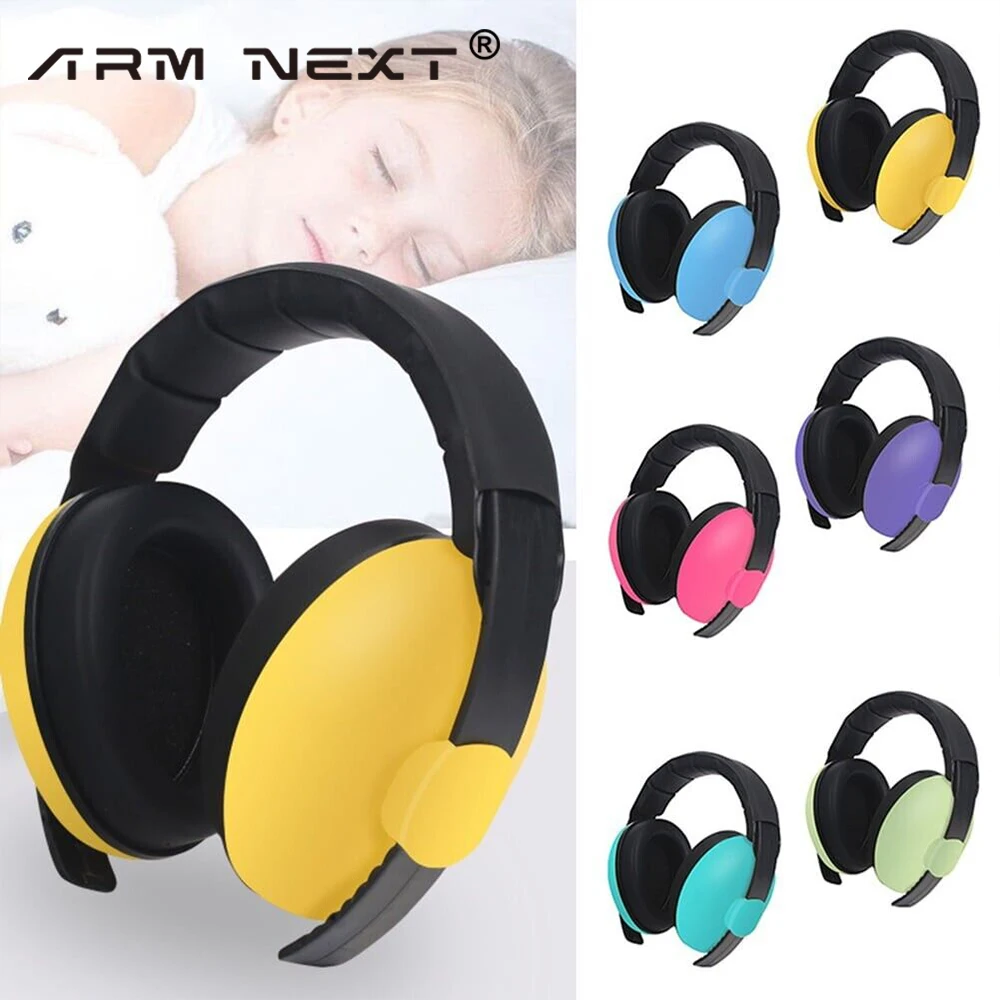 Anti Noise Baby Headphones Children Sleep Ear Stretcher Baby Ears Protection Children Earmuffs Sleeping Earplugs Child Earmuff