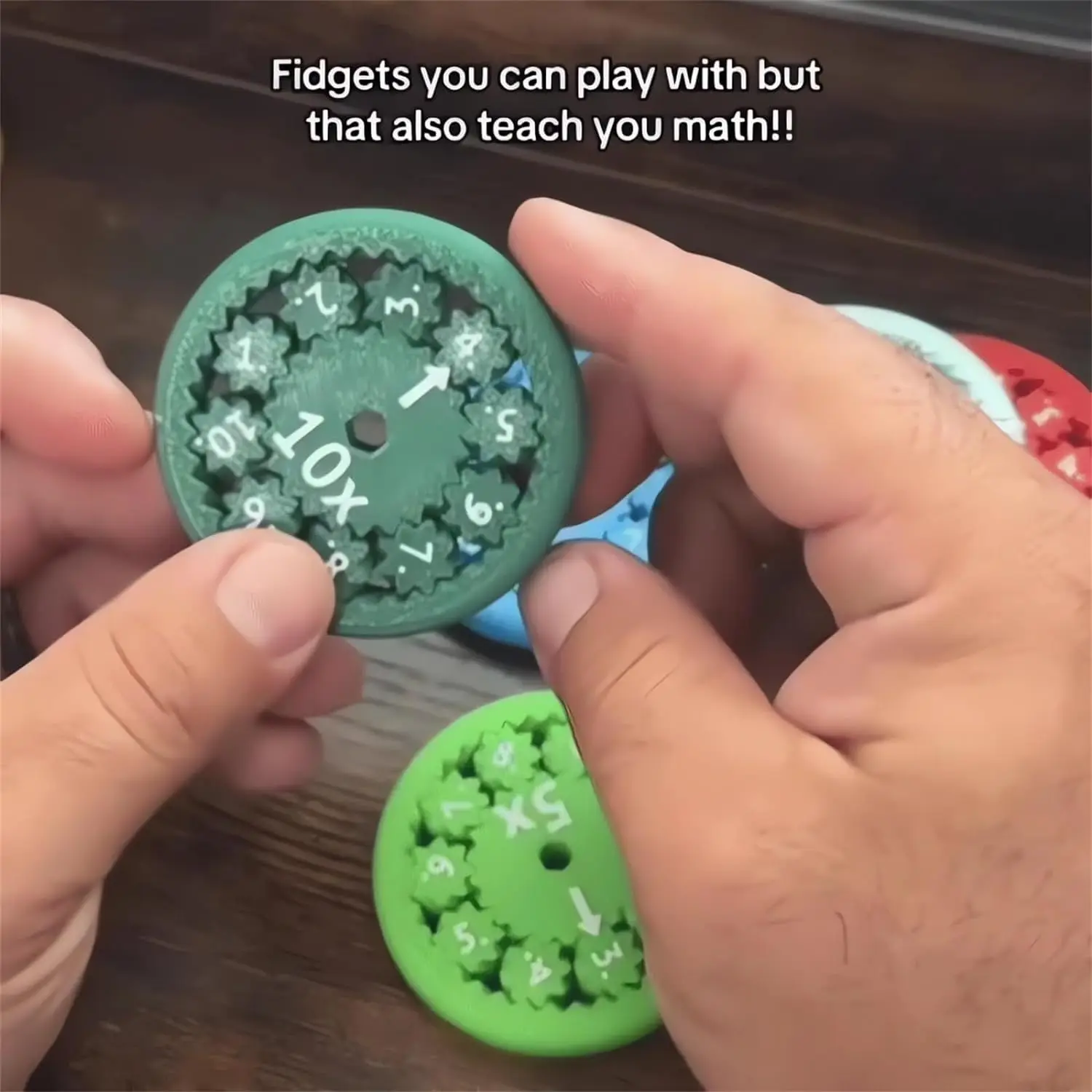 Matemática Fidget Spinner para Crianças, Matemática Fatos Fidget Brinquedos, Gmae Math Game, Fidget Toy