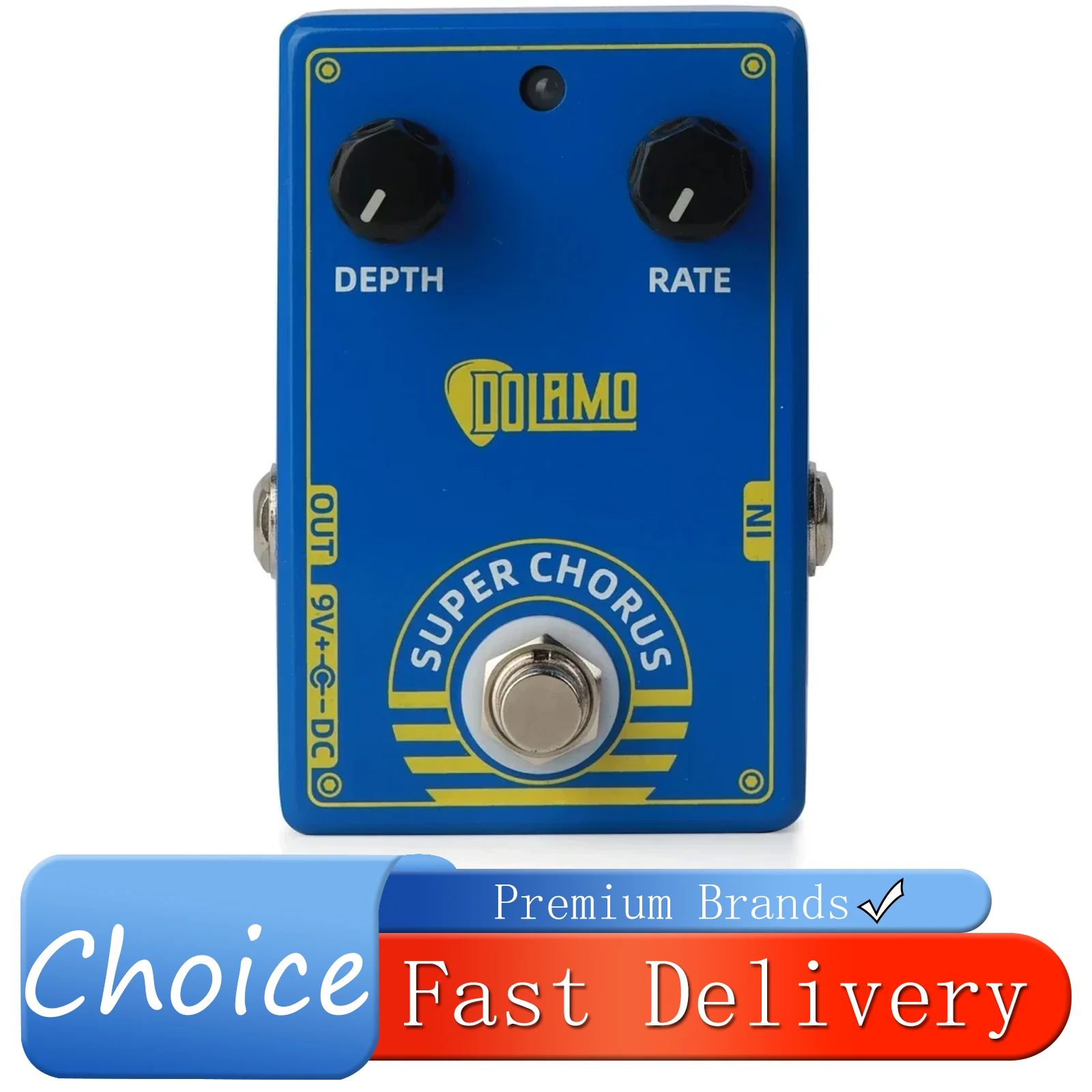 

Dolamo D-3 Chorus Guitar Effect Pedals Super Chorus Effect Wide Ranging Rat True Bypass Pedal Electric Guitar Accessories