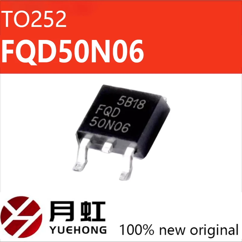 1/10/100PCS FQD50N06 N-Channel MOSFET Transistor 50N06 50A 60V TO252