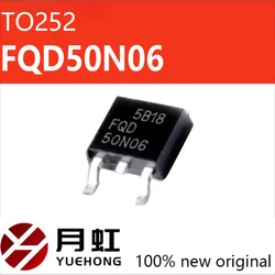 1/10/100PCS FQD50N06 N-Channel MOSFET Transistor 50N06 50A 60V TO252