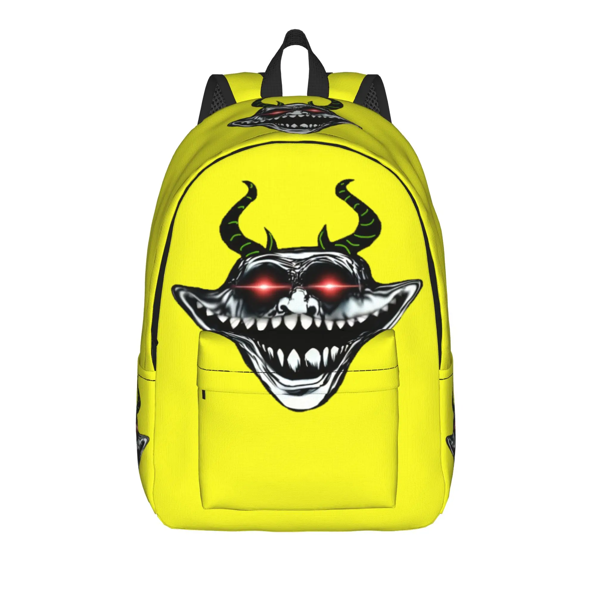 Evil Troll Face Meme Funny Teenage Backpack Sports Student Work Horror Humor Daypack for Men Women Laptop Computer Canvas Bags