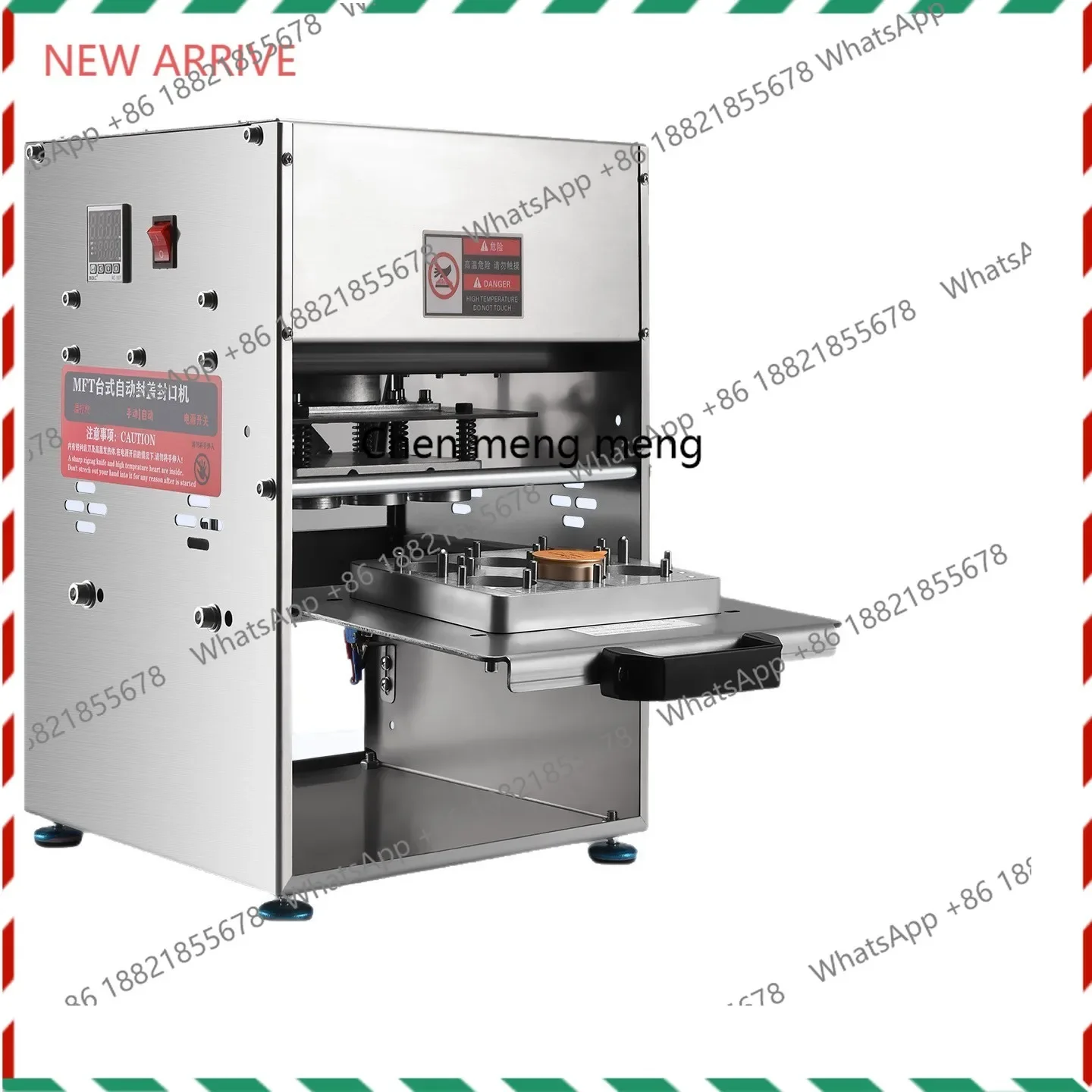 

Automatic Yogurt Bowl Sealing Machine Commercial Coffee Bird's Nest Nut Cup Sealing Machine