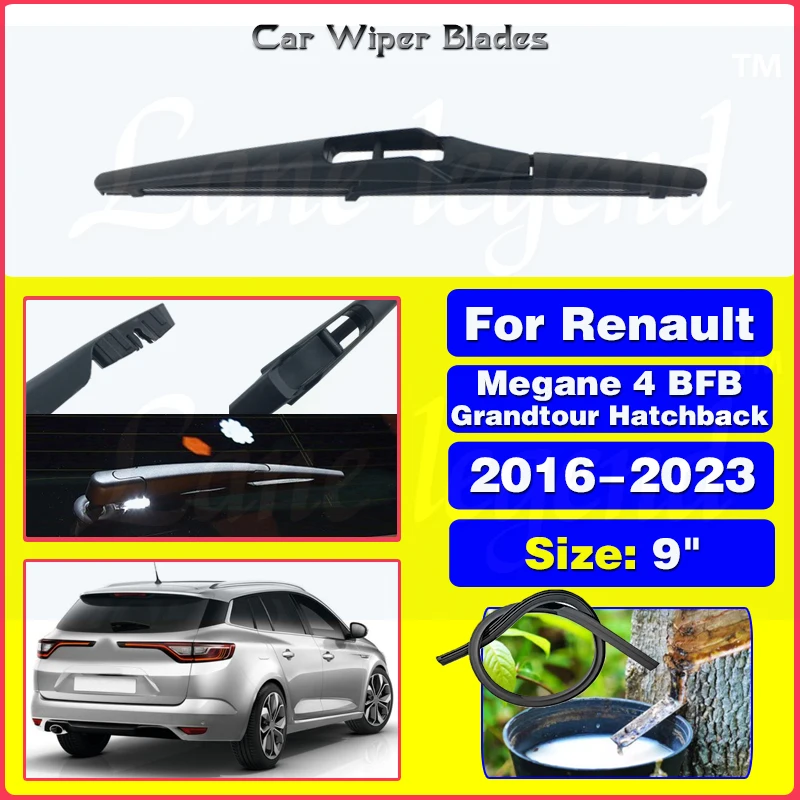 

9" Rear Wiper Blade Windshield Windscreen Window Wiper For Renault Mégane Megane 4 BFB Grandtour Hatchback 2016 - 2023