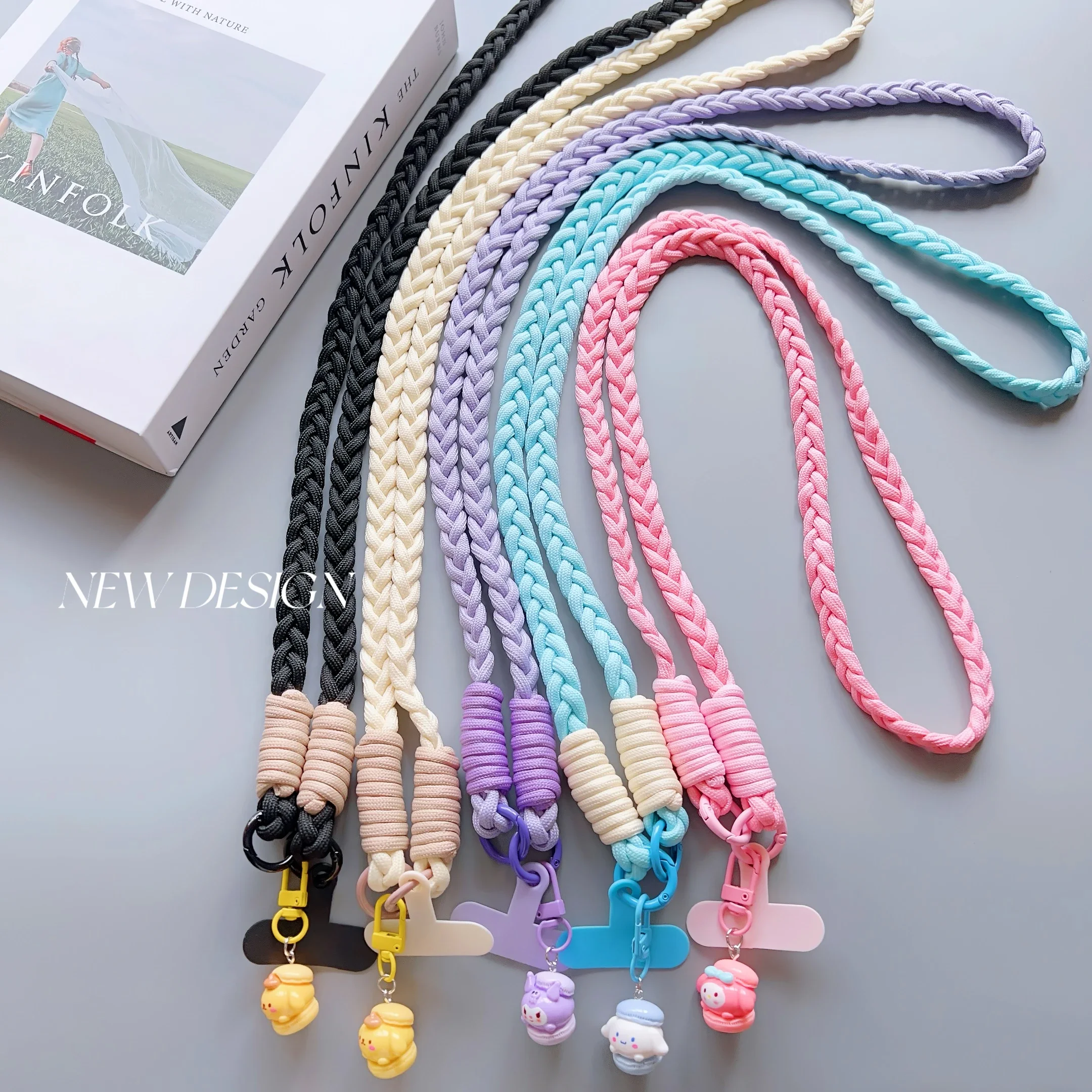 

Cartoon Creative Mobile Phone Universal Lanyard Crossbody Long Rope Lanyard Rope Cartoon Decorative Pendant Accessories