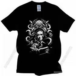 Cool Call Of Cthulhu Tshirt Men 100% Cotton Handsome T-Shirt Horror Fiction Lovecraft Tee Shirt Streetwear