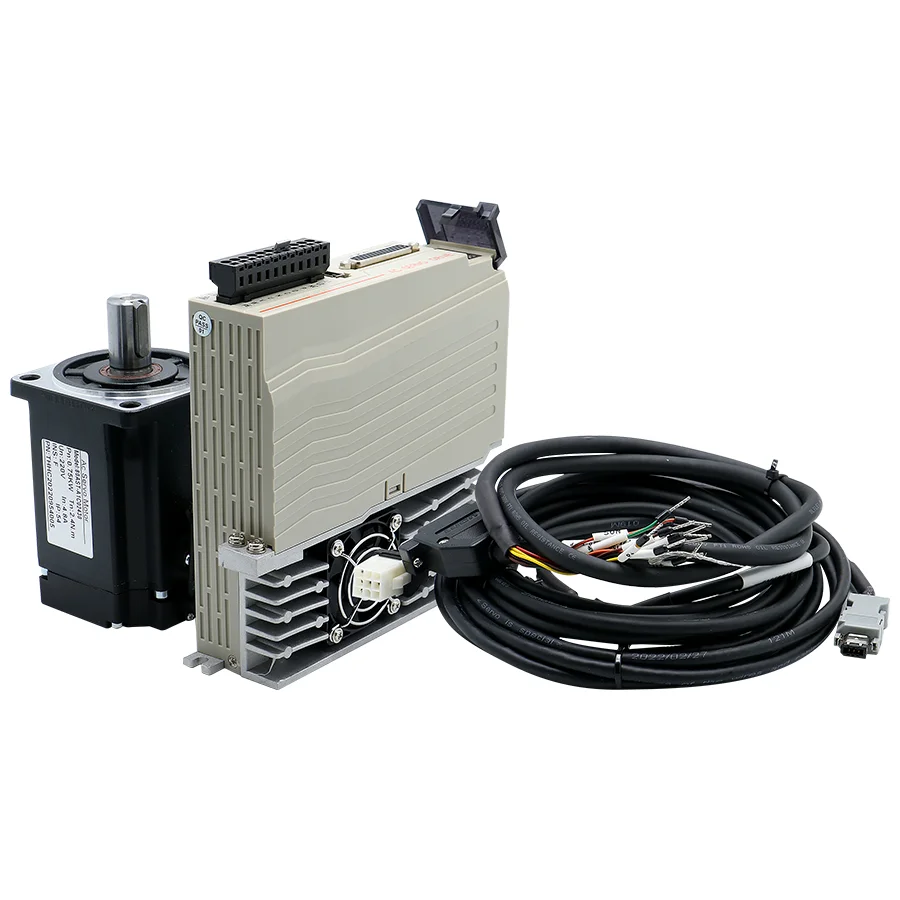 

Diameter 19mm Servo Motor 80 110V 220V 2.4NM 750W Servo Motor With Drive RS485 T3DL