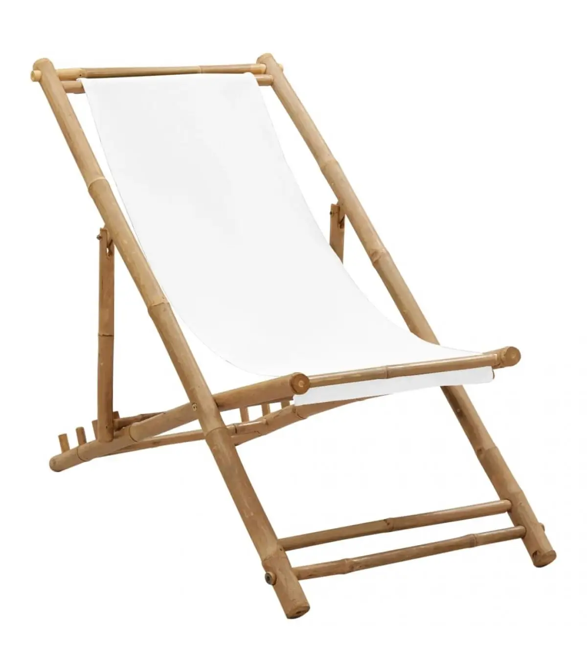 Garden chairs bamboo and canvas garden chair