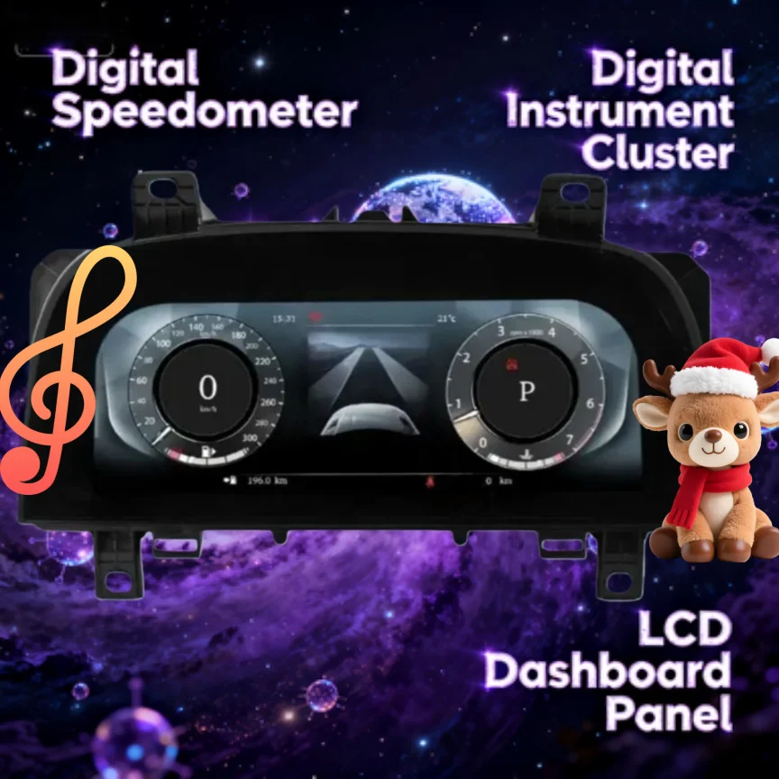 

12,3-дюймовый автомобильный ЖК-дисплей приборной панели, цифровой кластер для Land Rover Discovery 3 4 5 Sport Evoque 2005-2021, приборный спидометр