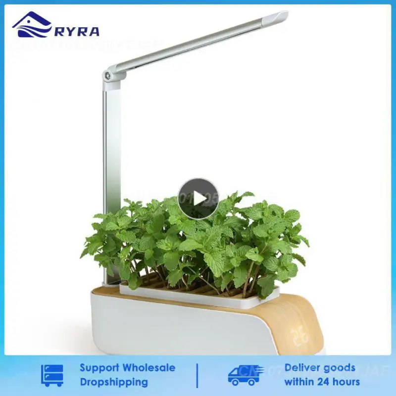 Plant Growth Lights Dc5v Bionic Light Adjustable Typ-c Charging Durbale Soilless Smart Planting Machine Hydrophonic Planter