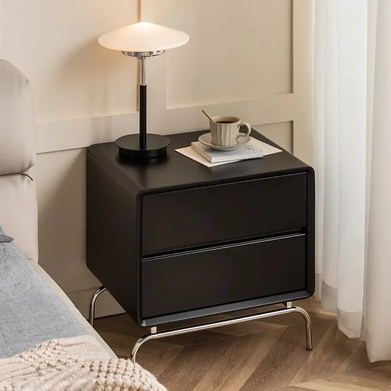 Nordic Bedside Table Simple Modern Narrow Storage Light Luxury Small Bedroom Nightstands Drawer Muebles Home Furniture