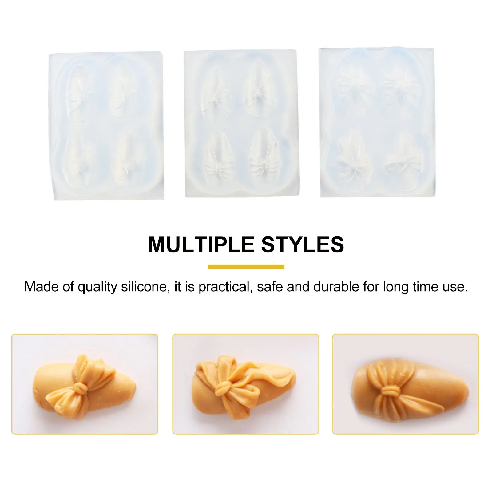 3 مجموعات من قوالب السيليكون للأظافر، آمنة ومتينة يمكنك صنعها بنفسك، قالب مانيكير فني، أداة قالب يدوية الصنع، قوالب صنع الأظافر