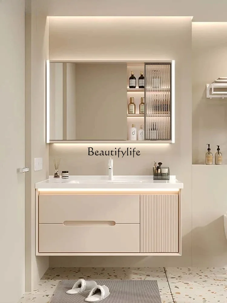

FG10bathroom cabinet ceramic integrated hand wash basin cabinet combination washstand bathroom cabinet