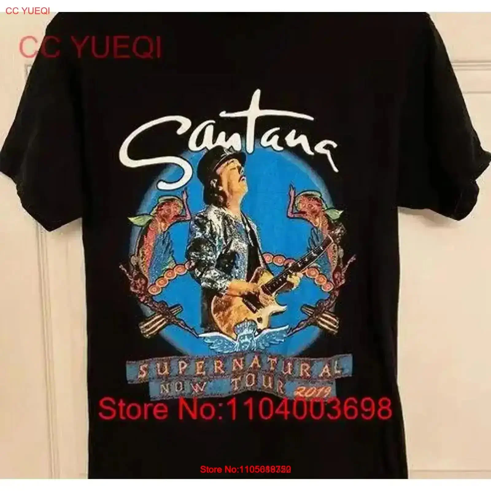 Santana Supernatural Now Tour 2019 T Shirt Hot Concert Music s 2xl shirts vintage Washed Versatile fashion graphic Slightly
