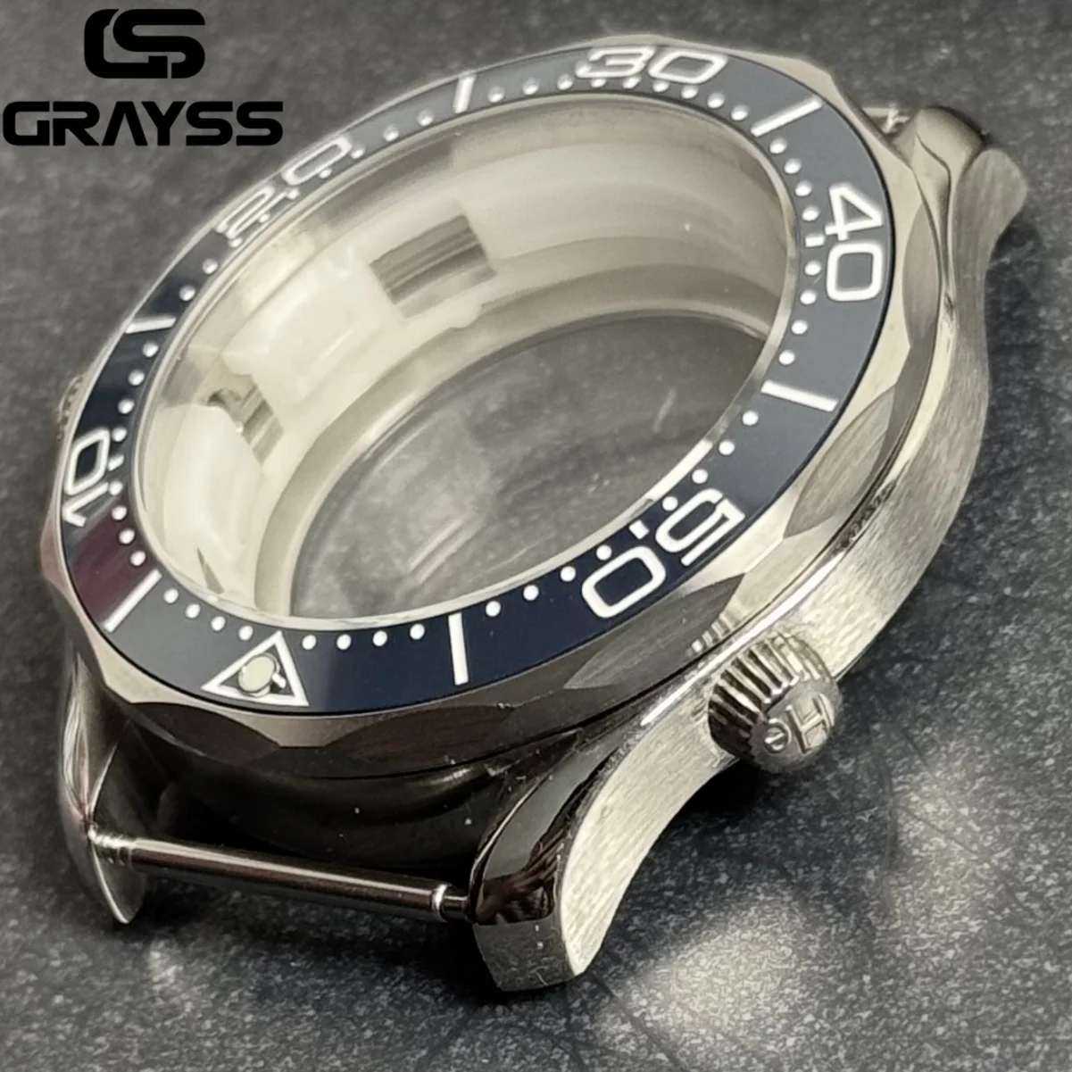 لفرس البحر 41 مللي متر حافظة ساعة من الفولاذ المقاوم للصدأ ST1612 ميوتا 8215 DG 2813 حركة أوتوماتيكية 10 متر ملحقات ساعة زرقاء مقاومة للماء