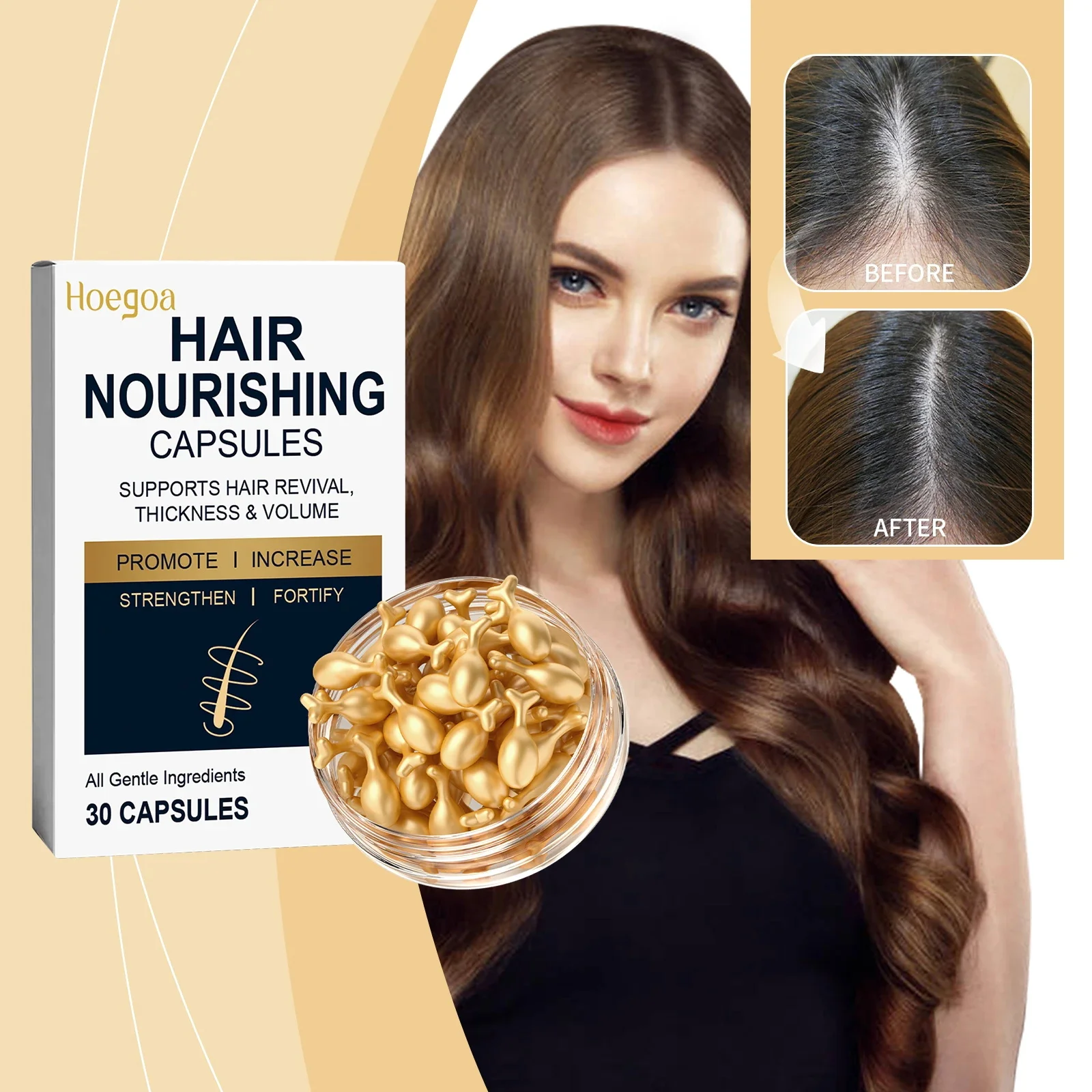 Mascarilla Capilar de Queratina Mágica, Repara el Cabello Dañado y Encrespado en 5 Segundos, Suaviza, Alisa, da Brillo, Nutre, Hidrata Profundamente, Cuidado Capilar Nutritivo