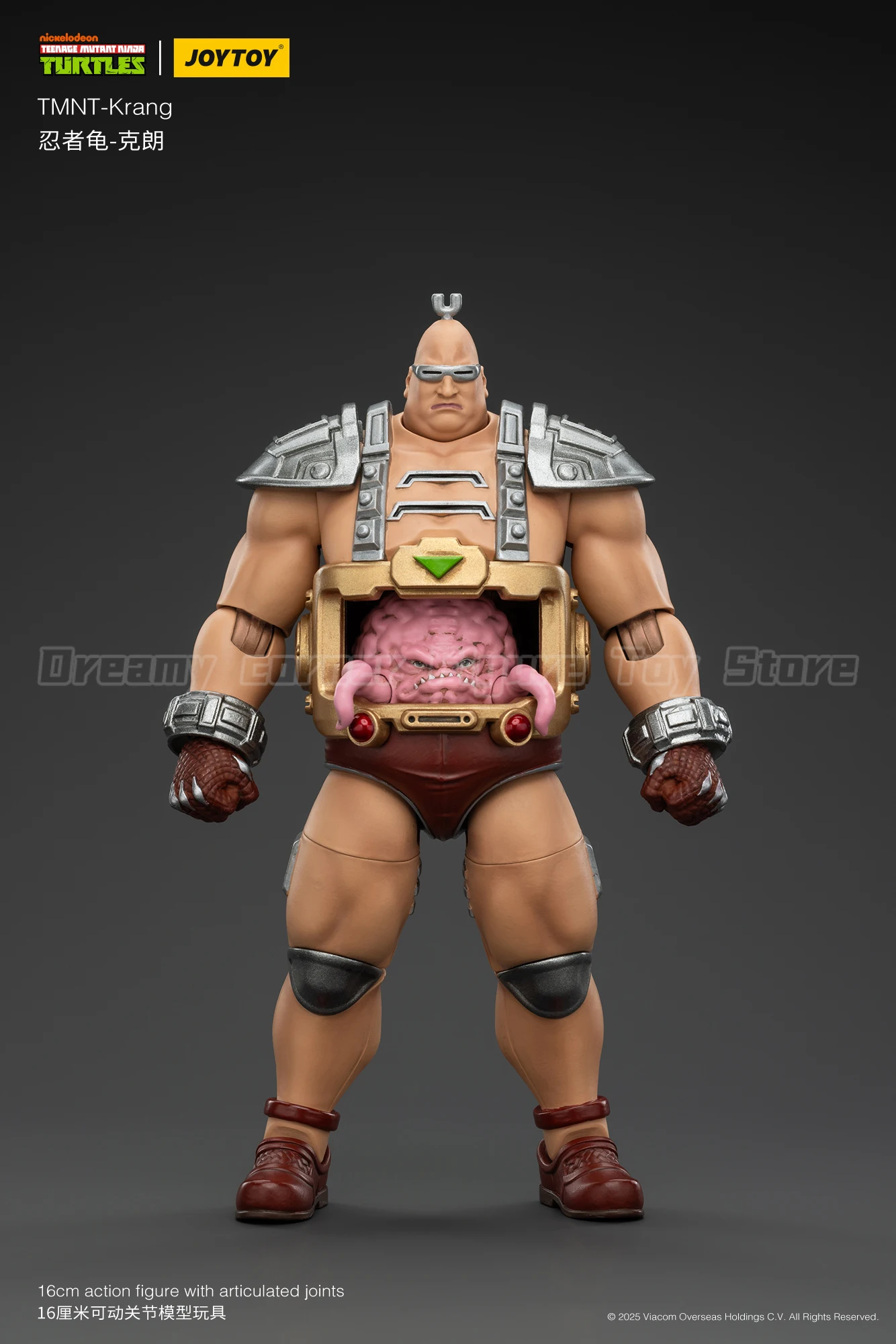 【In Stock】 JOYTOY TMNT-Krang Animation 1/18 Action Figure Model Toy Gift