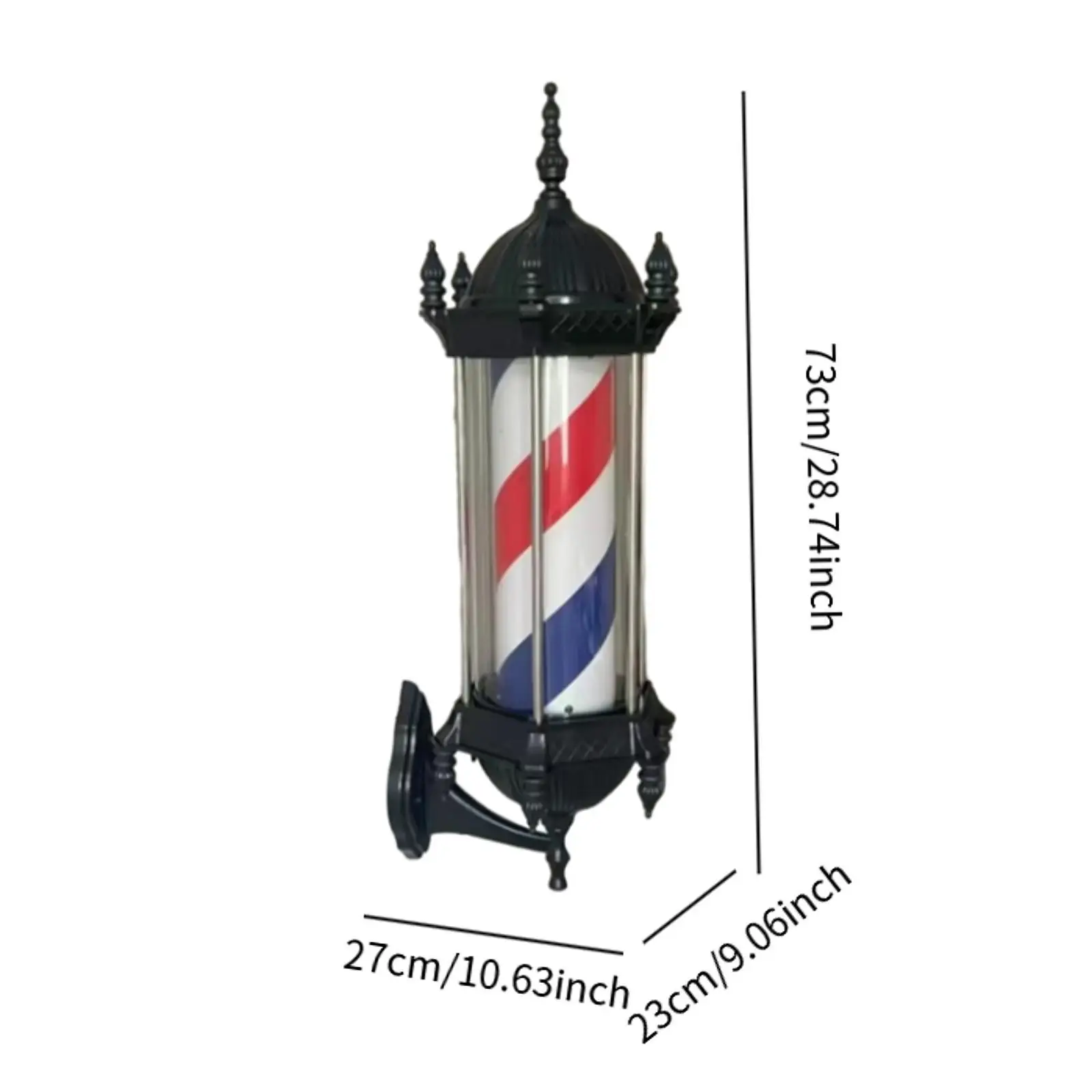 Barber Pole LED Light Hair Salon Barber Shop Open Sign for Salon Barber Shop