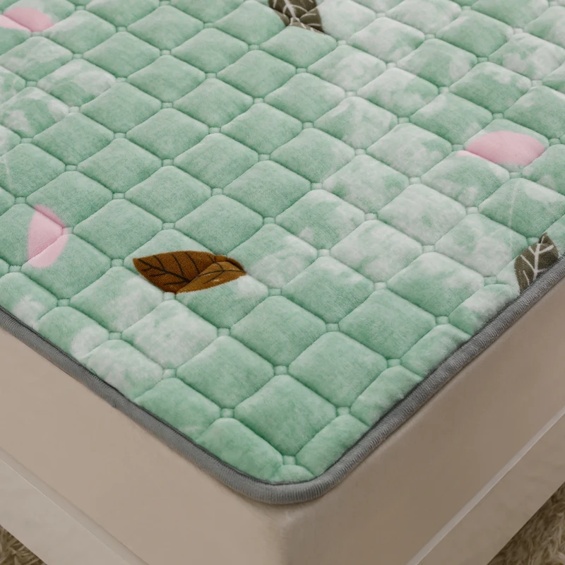 Winter Flannel Inflatable Sleeping Mattress Sleeping Mat on The Floor Double Mattress Free Shipping Bedroom Tatami Futon Pad