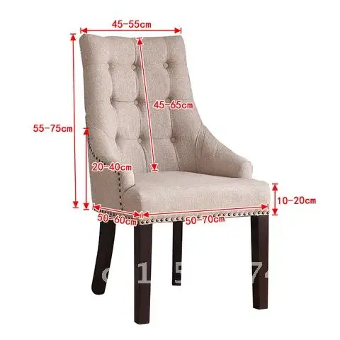 Authentic Velvet Fabric XL Size Sloping Arm Chair Cover Wing Back King Back Chair Covers Seat Covers For Hotel Party Banquet