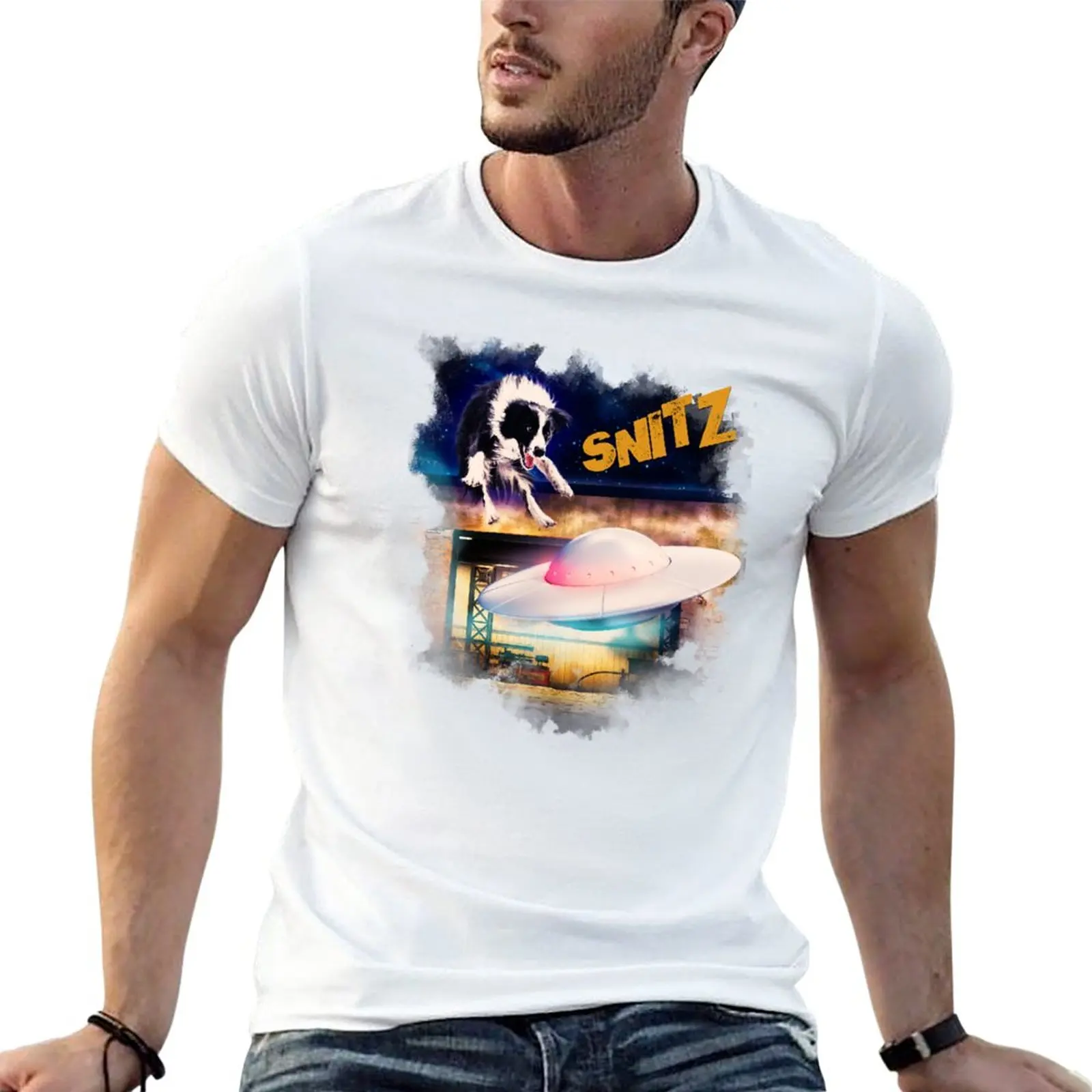 New Snitz dog Bob's Saucer Repair Bob and Nikki T-Shirt plus size tops boys animal print shirt summer top mens clothes