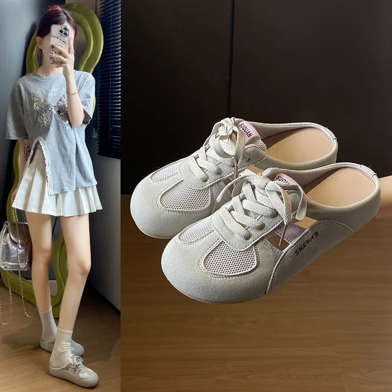 

Белые туфли с полуподдержкой, женские дышащие студенческие кроссовки с сеткой, женские туфли для увеличения роста прицепа, zapatillas de mujer