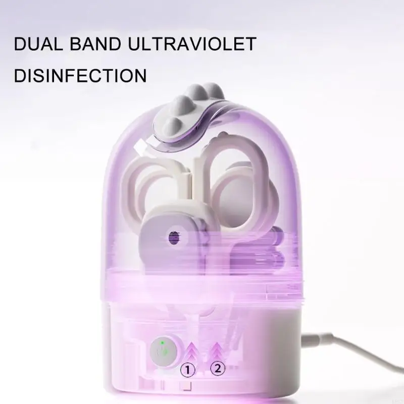 قطع K8GF Baby Nails Cutter مع طقم الاستمالة للرضع القابل لإعادة الشحن