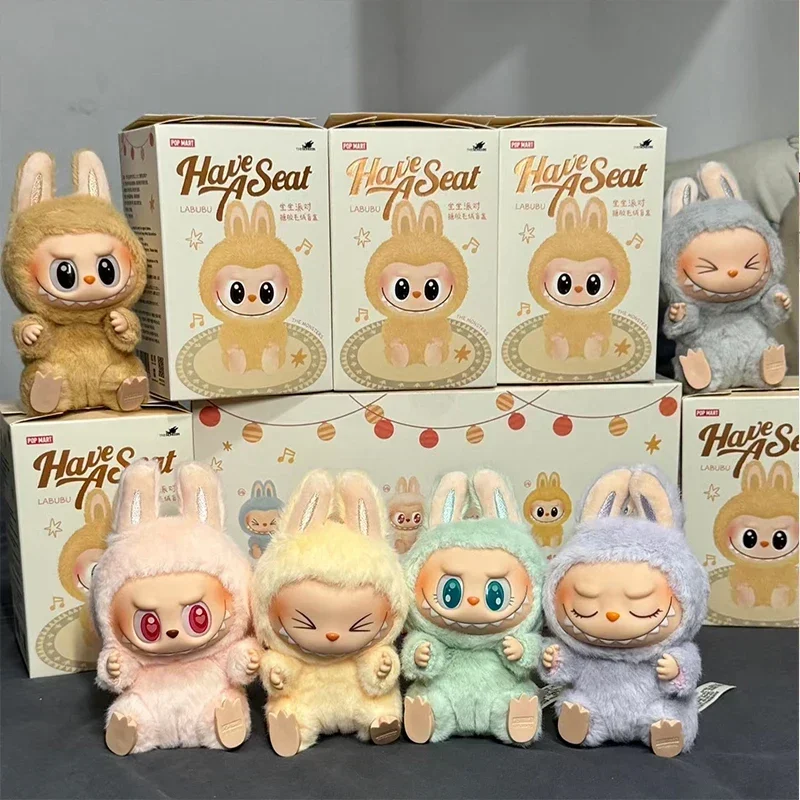Labubu 2.0 มอนสเตอร์มีที่นั่งไวนิลตุ๊กตาเด็กพวงกุญแจจี้ตกแต่งของเล่นจําลอง 1:1 Made in China คุณภาพสูง