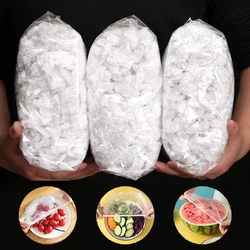 200PCS Disposable Food Cover  charlotte  Plastic Wrap Elastic Food Lids nylon for food cover nylon cover