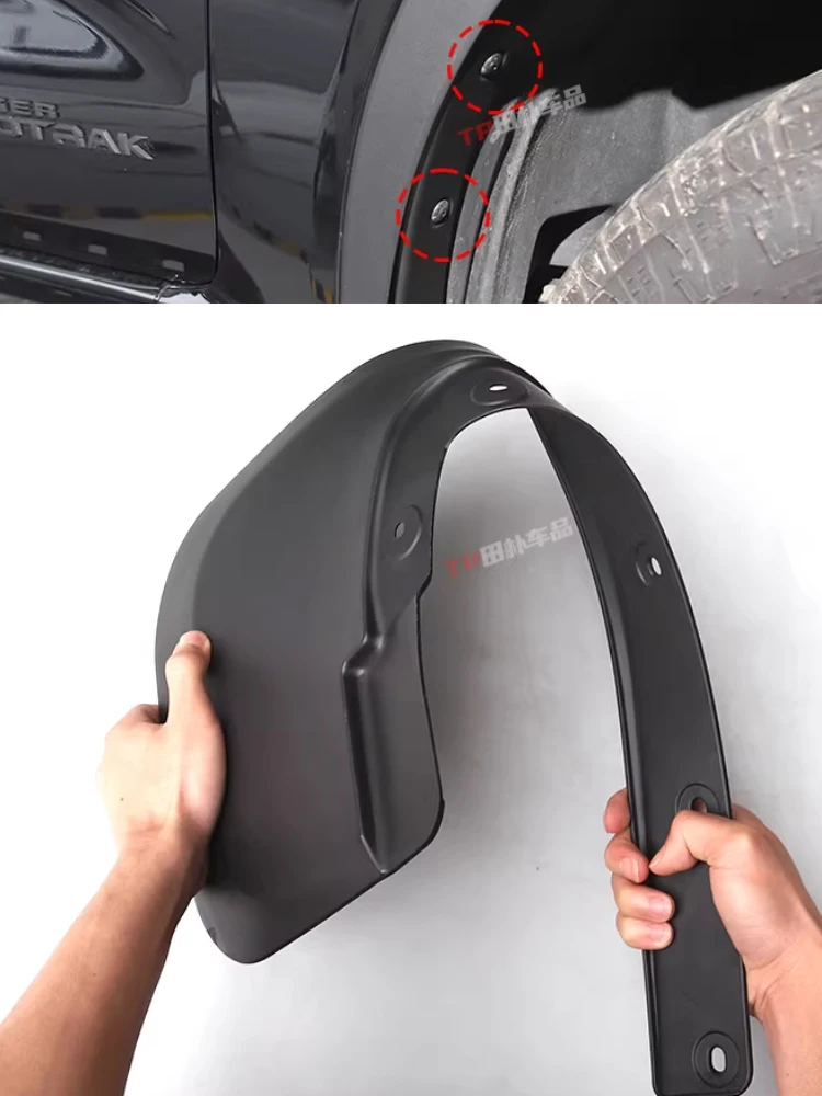 For Ford Ranger T6.2 Mudguard Fender Mud Flaps Guard Splash Mudflaps Car Accessories Front Rear 4pcs 2023 2024 2025 2026+ view 3