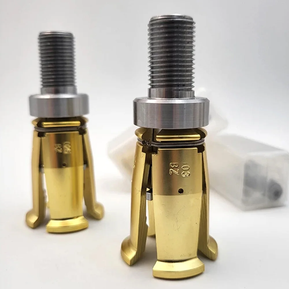 CNC Spannwerkzeughalter Vierklauen-Spannzange Spindelgreifer BT30/40/50-45 ° HSK32/40/50/63 ISO25 Bearbeitungszubehör Drehmaschinen-Spannzange – Detail 13