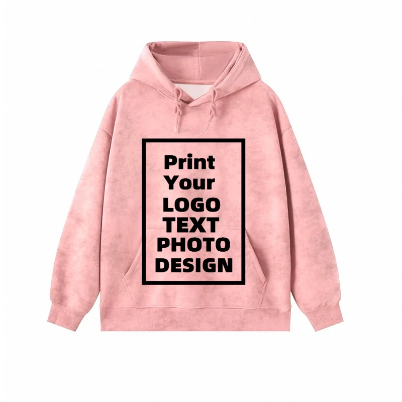 Personalisiertes Logo, personalisierte Hoodies, Komfort-Sweatshirt, Student, lässig, individueller Druck, Text, DIY-Hoodie, modische Kapuzenkleidung für Damen