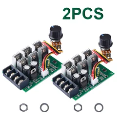 1/2PCS PWM DC Motor Speed Controller 9-55V 40A 2000W DC Motor Pump Speed Regulator High Power Speed Controller 9V12V 24V 36V 48V