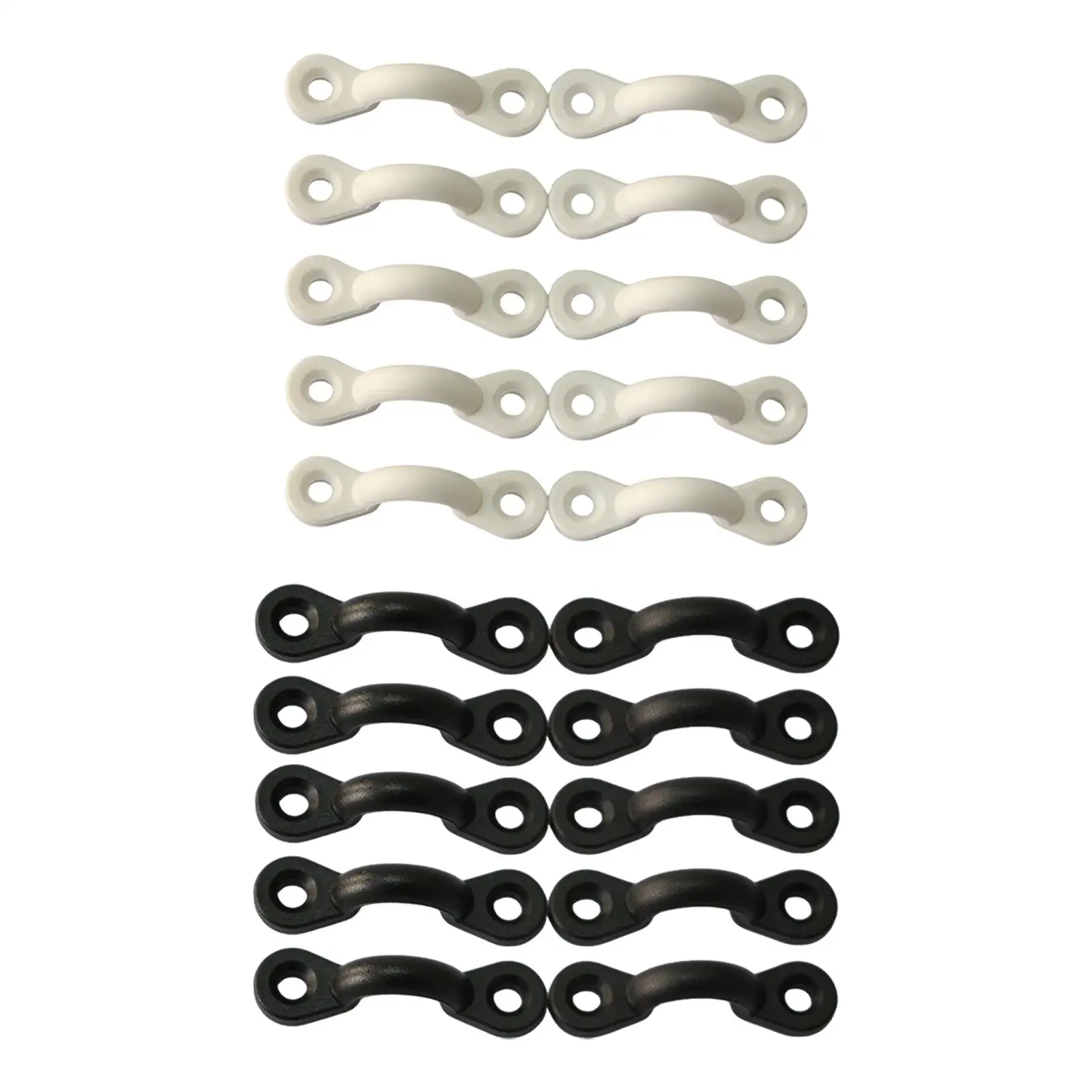 

Комплект пластиковых петель для крепления каяка, петли для крепления на палубе, морской такелажный комплект для аксессуаров для прогулочных лодок и деталей для каяков