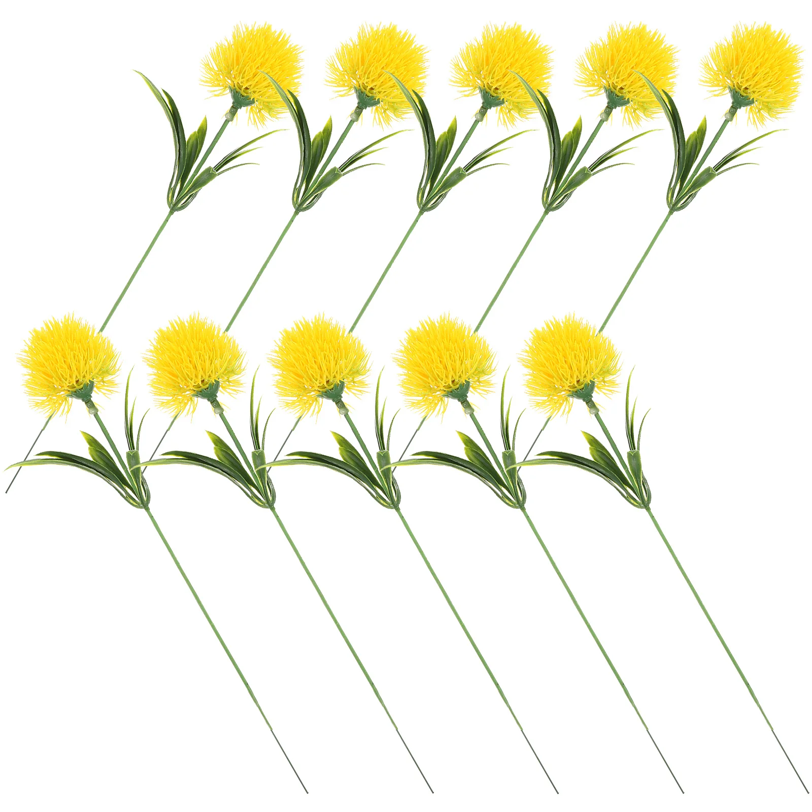 

10Pcs Simulation Dandelions Artificial Flowers Realistic Faux Decoration for Wedding Banquet Home Party Decor Fake Dandelions