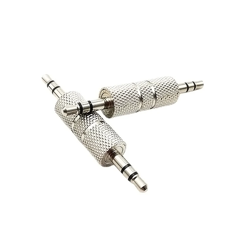 2 قطعة 3.5 مللي متر ستيريو ذكر إلى 3.5 مللي متر ذكر سماعة محول الصوت جاك مقرنة موصل #3